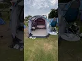 EASY Family camp set up using air tent Basic but cosy camping