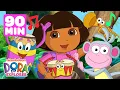 Lagu Dora FULL EPISODES Marathon! ➡️ | Musical Episodes - 90 Minutes! | Dora the Explorer