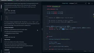 Hackerrank Grid Challenge