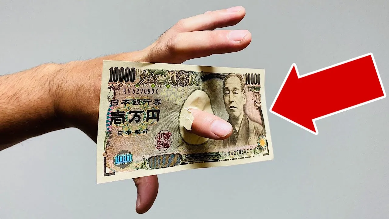 お札を使ったマジック。余興や出し物でおすすめの手品