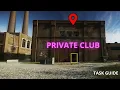 Private Club Task Guide Skier Wallet Location EFT
