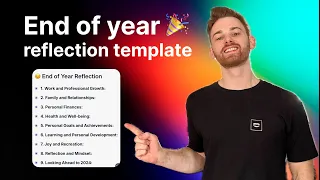 End of Year Reflection with template to use