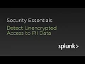Use Case Detecting Unencrypted Web Communications