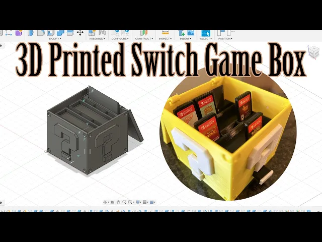 Pop-up Question Block Switch Game Case video thumbnail