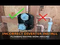Delta Diverter Plumber Mistake Fix