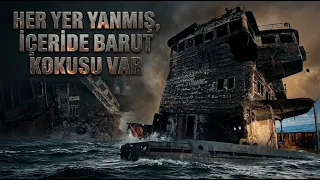 Saldırıya uğrayan Rus gemisinin içi ilk kez görüntülendi