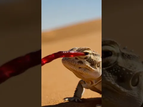 Эта ящерица стреляет кровью из глаз 😳