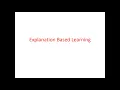 Explanation based Learning EBL Artificial Intelligence
