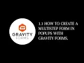 1 1 How to Create a Multistep Form in Popups with Gravity Forms