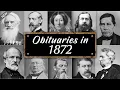 Obituary Famous Faces WE LOST in 1872