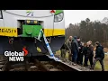 Lagu Poland railway blast an \