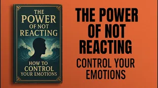 The Power Of Not Reacting How To Control Your Emotions Audiobook 