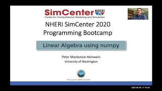 Python Quickstart Tutorial Linear algebra with numpy