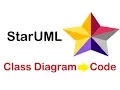 Generate model classes code from StarUmL class diagram - Java PHP Python C Javascript
