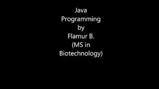 Java Programming Lesson 1 - Installing JDK and Writing Your First Program