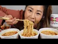 Download Lagu MY FAVORITE KOREAN CUP RAMEN NOODLES l MUKBANG
