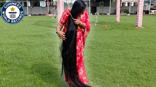 Woman With The Longest Hair (And Other Records Of The Week) | Guinness World Records