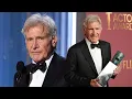 Harrison Ford Gets CHOKED UP Accepting Actor Awards Lifetime Achievement