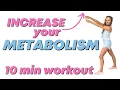 Lagu At Home 10 Minute Metabolic Workout Full Body and No Equipment Needed - Boost your Metabolism