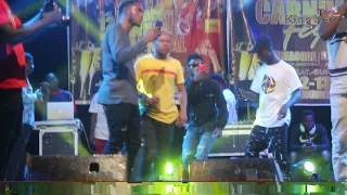 sm militant natty lee surprises shatta wale with a very great stage performance
