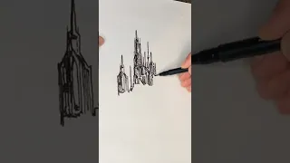 Gothic Fortress Doodle