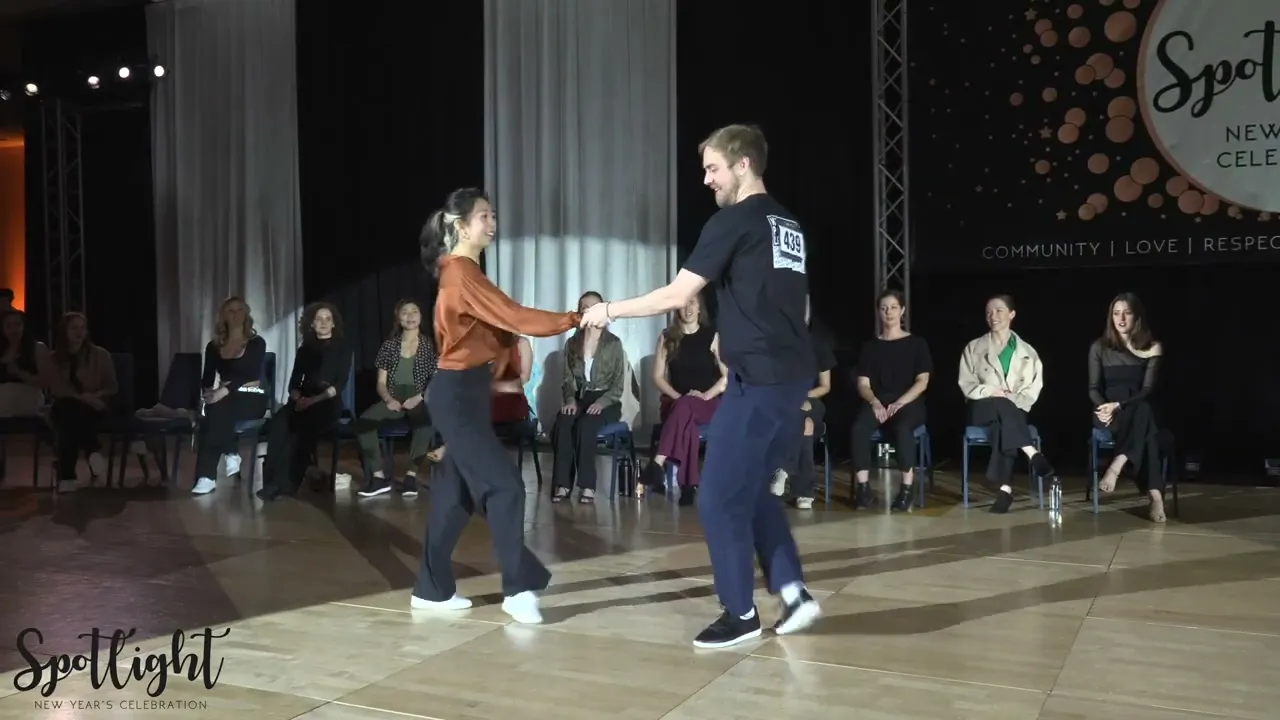 Spotlight New Year's Celebration 2024/2025 Intermediate Jack & Jill Jordan Regan & Katherine Jin
