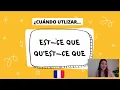 ✅ "EST-CE QUE" or "QU'EST-CE QUE" - Ask in French 🇫🇷