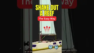 How to Shake Out a Reef #sailingtips #sailing #sailingwithcoconuts