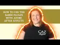 How to Use the Saber Plugin in Adobe After Effects Easy Tutorial for Fire Electricity