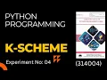PYTHON PROGRAMMING msbte PRACTICAL NO 04 manual msbte python manual answers