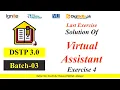 Virtual Assistant Exercise 4 2026 Digiskills DSTP 3 0 Batch 03