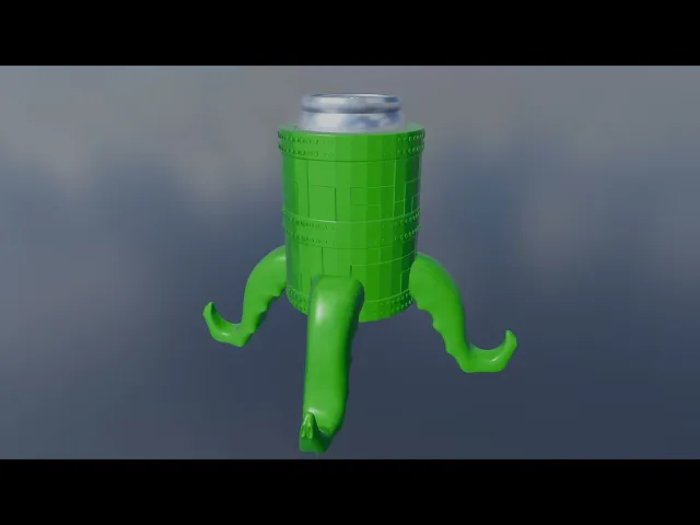 Naval Drum with Tentacle Beer Can Holder video thumbnail