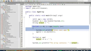 Reading Input using Scanner