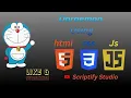 Realistic Doraemon using HTML CSS JavaScript Mouse-Tracking Eyes