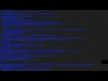 Blue screen coding hacker concept animation with glitch Free Stock