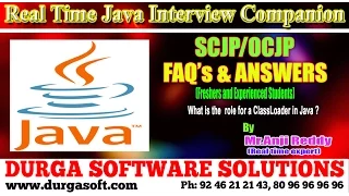 Java Interview Companion What is the role for a ClassLoader in Java