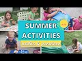 SUMMER ACTIVITIES FOR TODDLERS PRESCHOOLERS HOW TO ENTERTAIN KIDS IN THE SUMMER