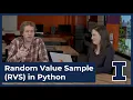 Random Variable Sample RVS in Python - Data Science DISCOVERY