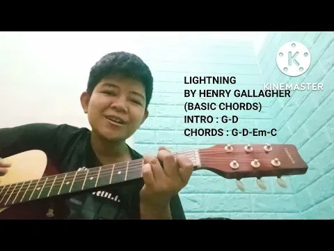 Download MP3 HENRY GALLAGHER - LIGHTNING (Basic Guitar Chords) #KLMusix