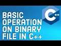 C Tutorial for Beginners 30 - Operation On Binary File In C read write delete and modify