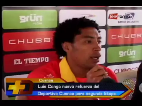 Luis Congo nuevo refuerzo del Deportivo Cuenca para segunda etapa