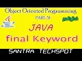 Final Keyword in Java Java Programming in Tamil