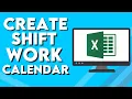 How To Create Shift Work Calendar on Microsoft Excel