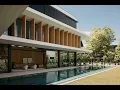 Glade House - a contemporary family home with a 25m lap pool and private garden