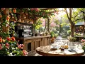 Download Lagu Positive Morning Jazz Garden ☕🌸 Tranquil Jazz Music at Warm Spring Coffee Shop Ambience for Relaxing