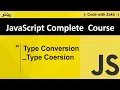 Type Conversion Type Coersion Js Tutorial in Pashto