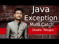 Multiple catch block in Java in Telugu Java in Telugu