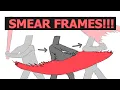 Animation trying out different smear frames