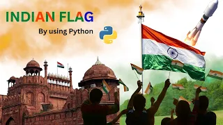 Independence Day Draw Indian Flag Using Python Turtle Graphics Tutorial for Independence Day