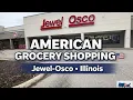 American Supermarket Tour Grocery Shopping at Jewel-Osco Illinois